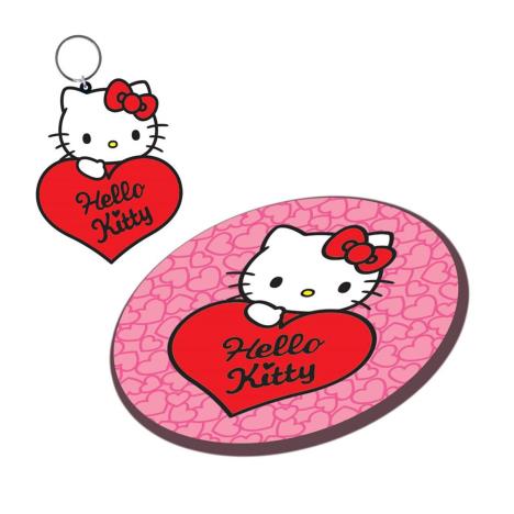Hello Kitty Mug Coaster & Keychain Gift Set Extra Image 1